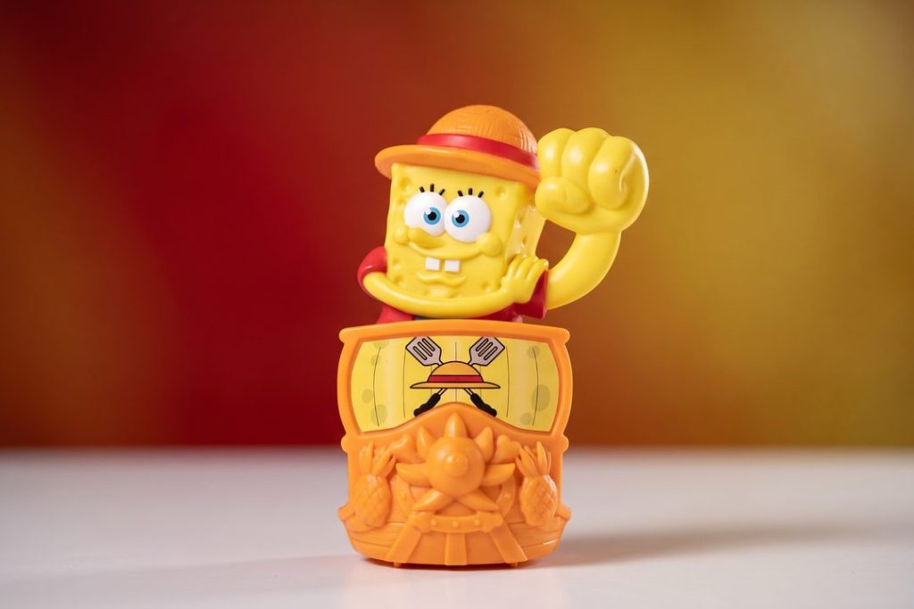 SpongeBob as Luffy McDonald's Happy Meal toy