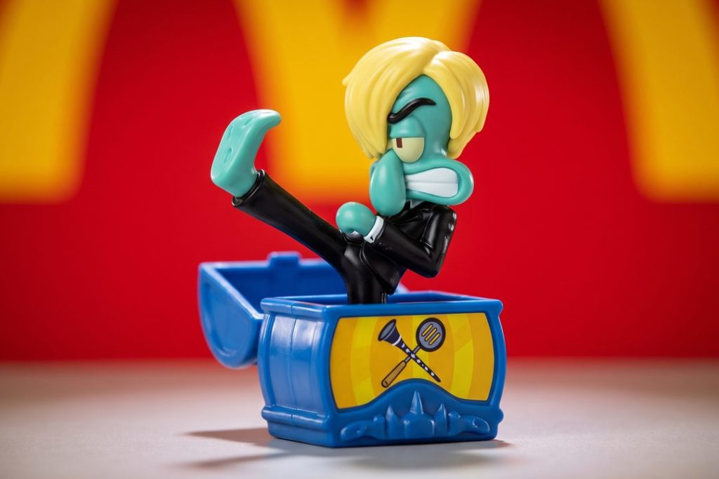 Squidward as Sanji McDonald's Happy Meal toy