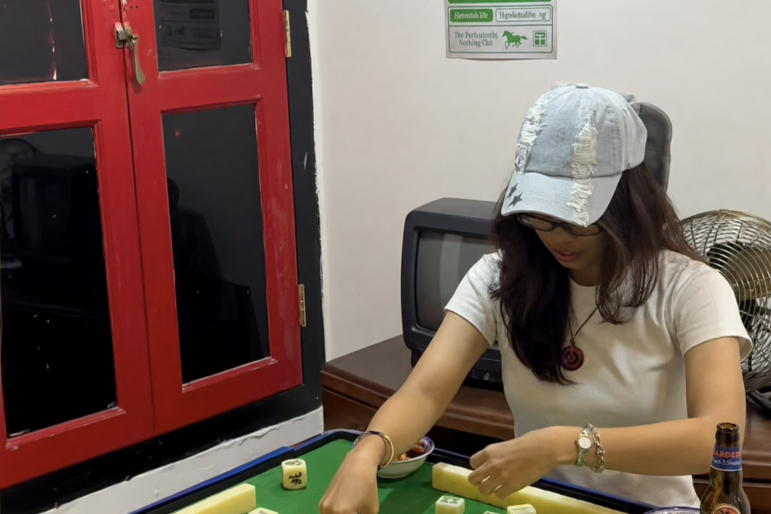 Kyok Studios wet market mahjong themed photobooth Pagoda Street Chinatown Singapore