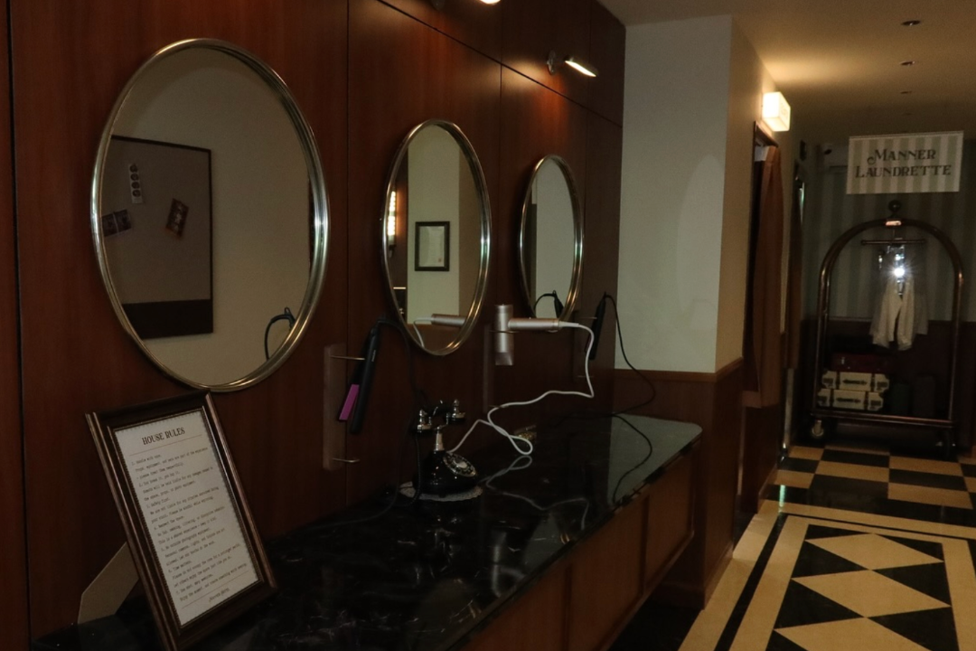 Manner Hotel Photomanner hotel themed photobooth Haji Lane Singapore